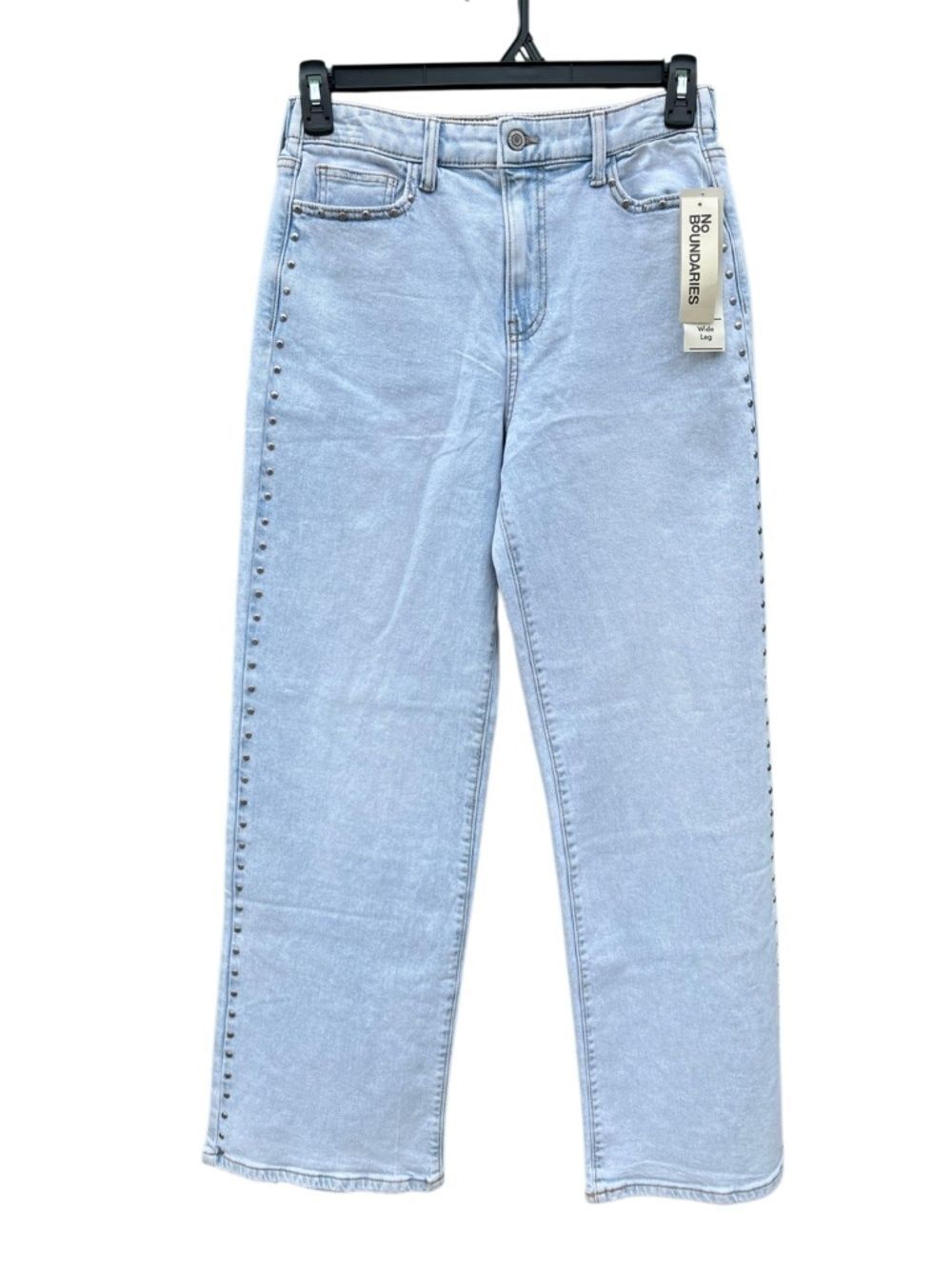 High Rise Baggy Wide Leg Denim Jeans Pants Size S